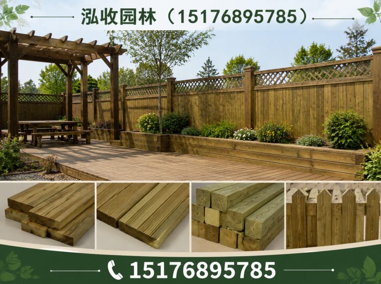 红河防腐木凉亭展示图