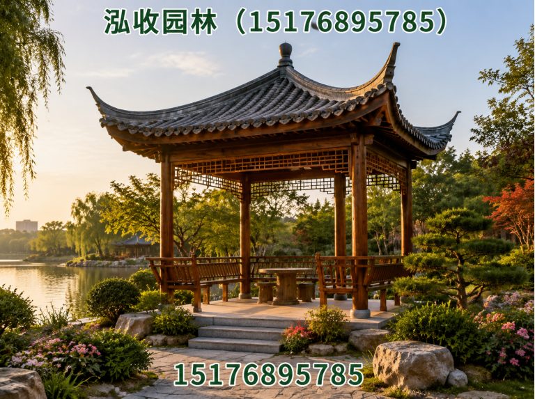 红河塑木地板展示图